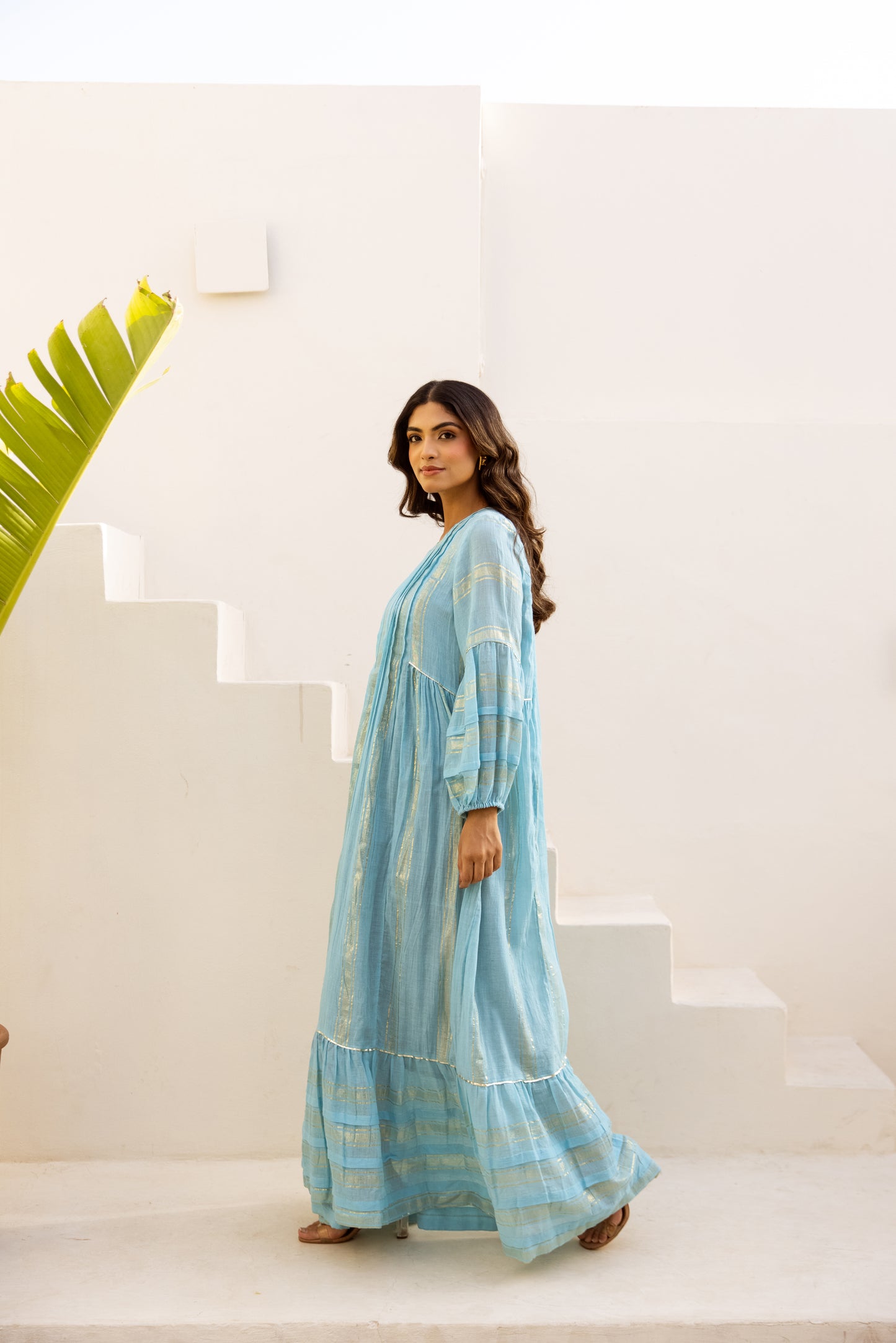 Oceano Tier Ruffle Dress