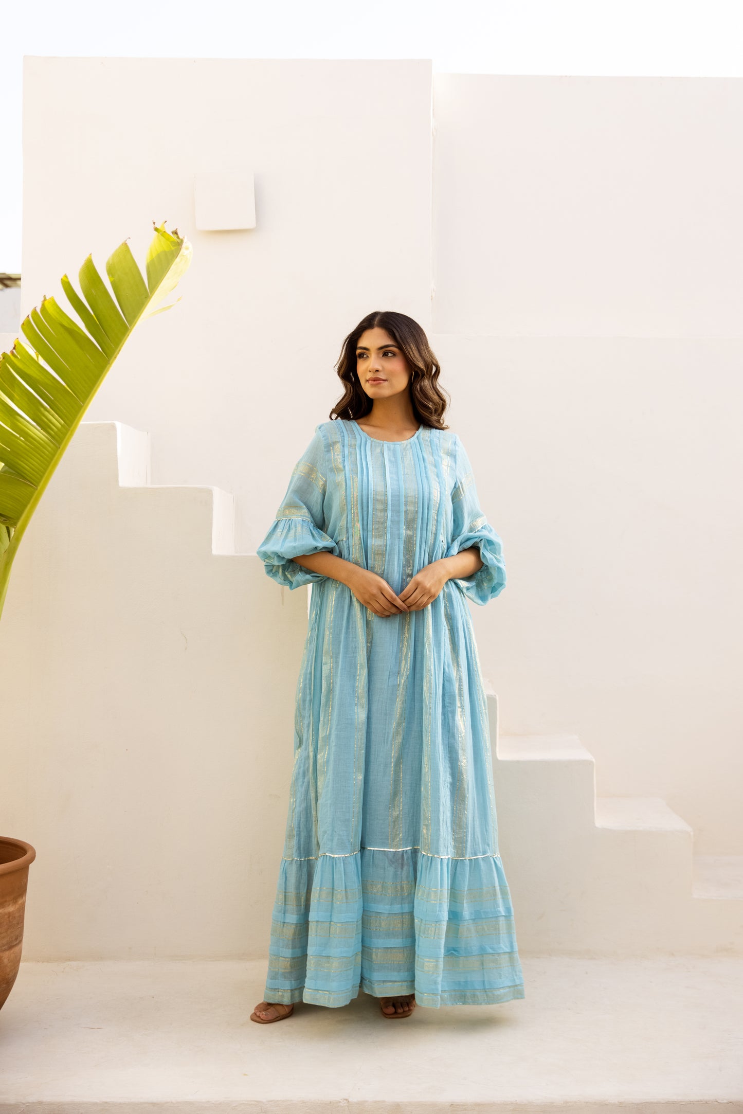 Oceano Tier Ruffle Dress