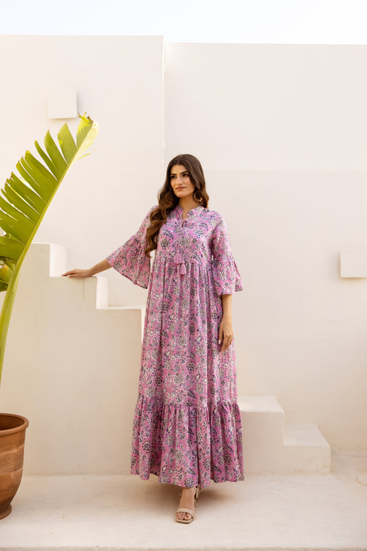 Rita tier Ruffle Dress