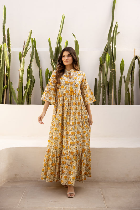 Gelita tier Ruffle Dress