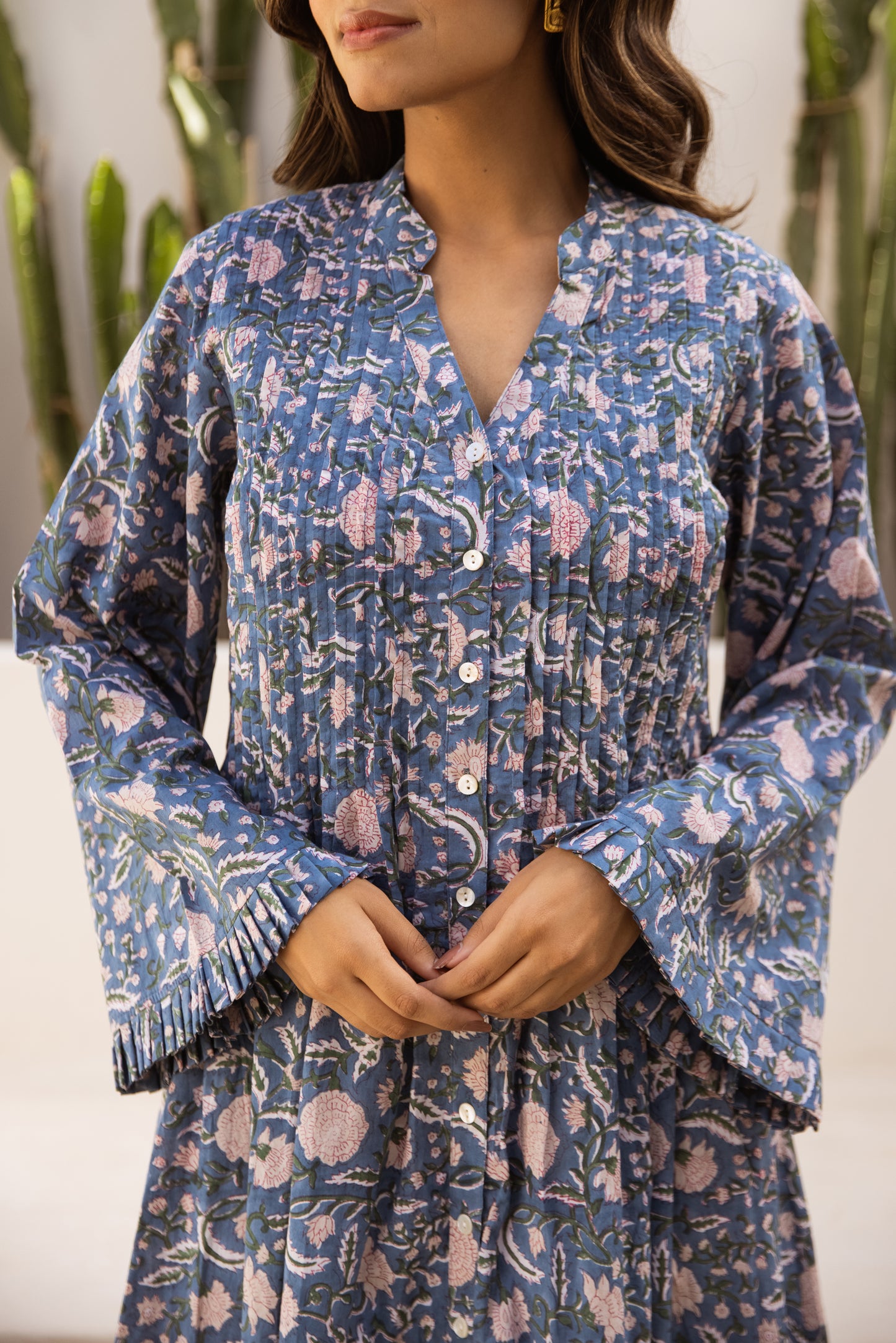 Ameera Pintuck Dress