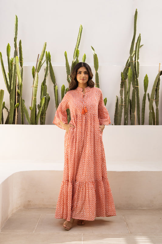 Ayesha Tier Ruffle Dress
