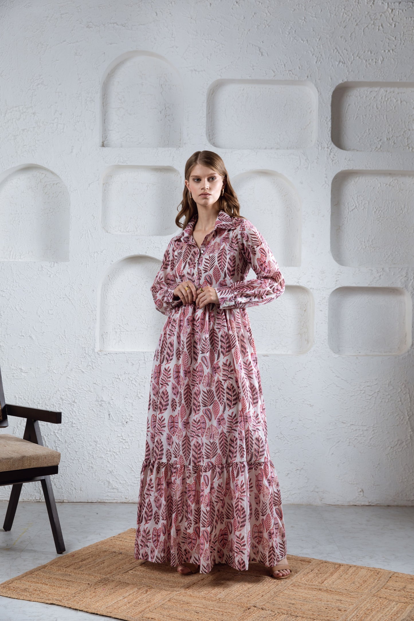 Kesar Tier Ruffle Dress