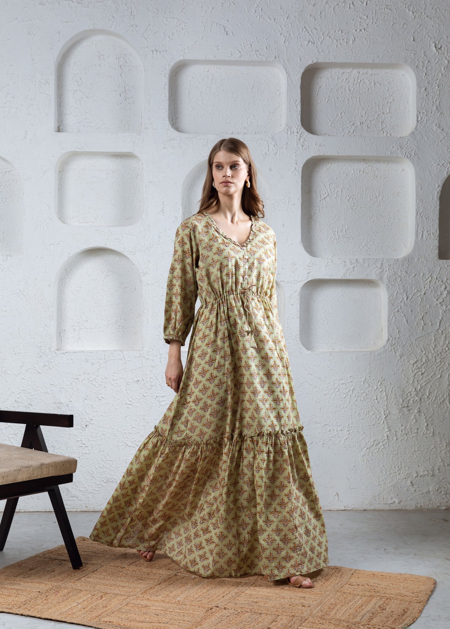 Gaya Tier Ruffle Dress
