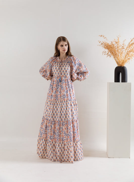 Amore Tier Ruffle Dress