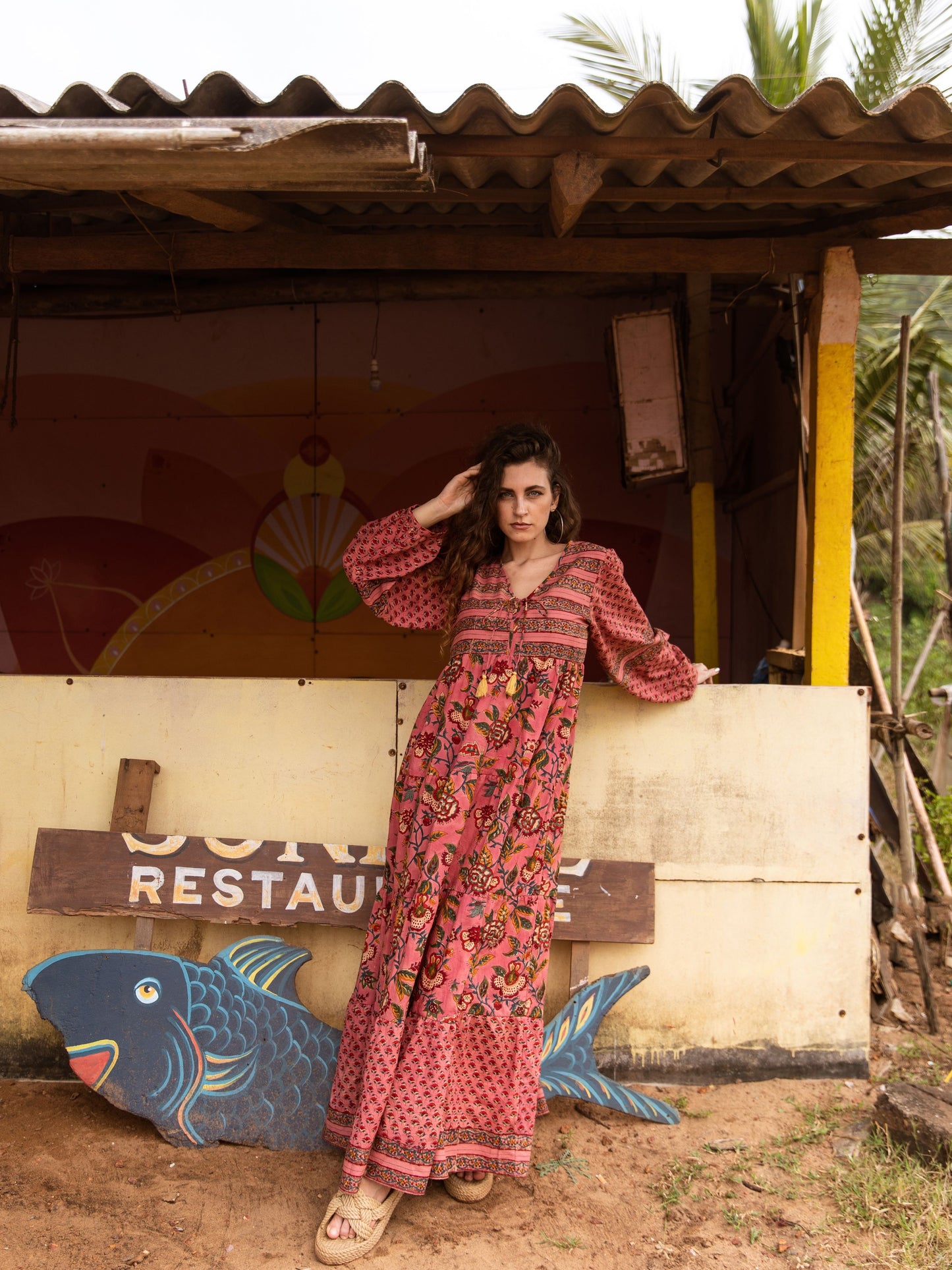 Vintage Bohemian Dress