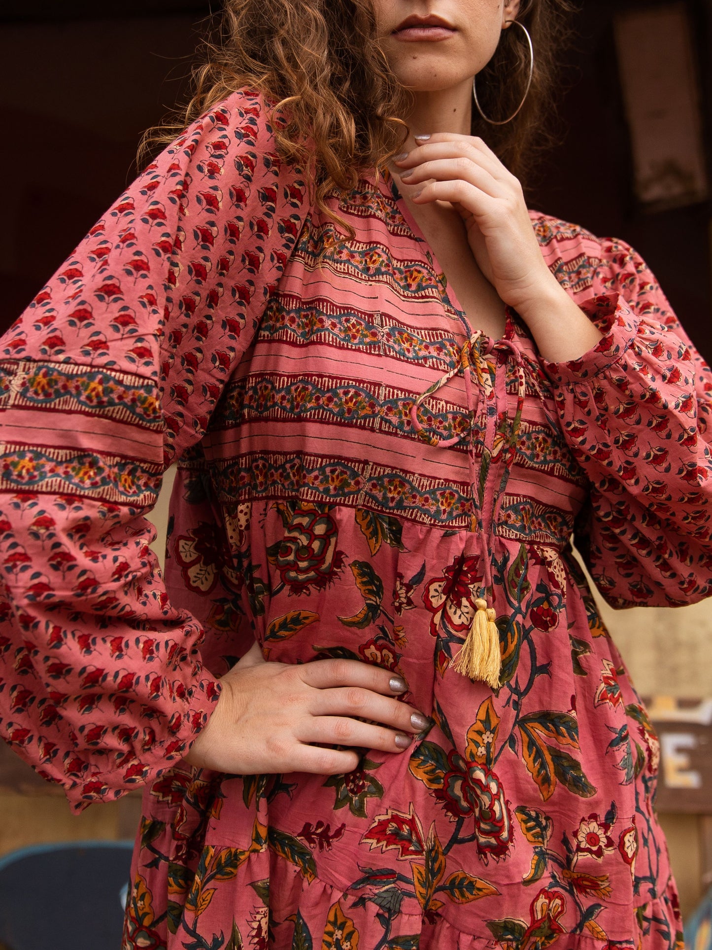 Vintage Bohemian Dress