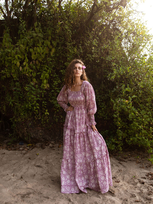 Goa Shirred Tier Dress