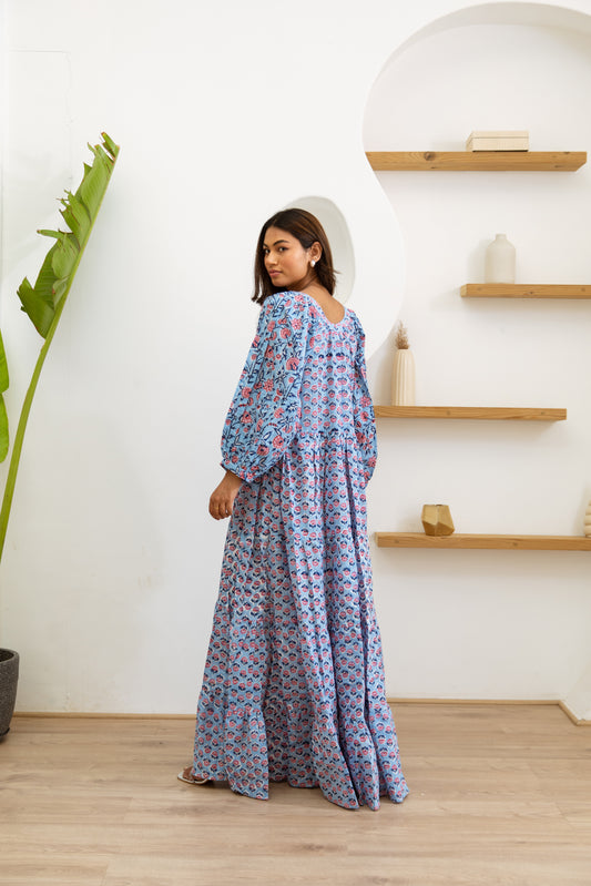 Wana Tier Ruffle Dress