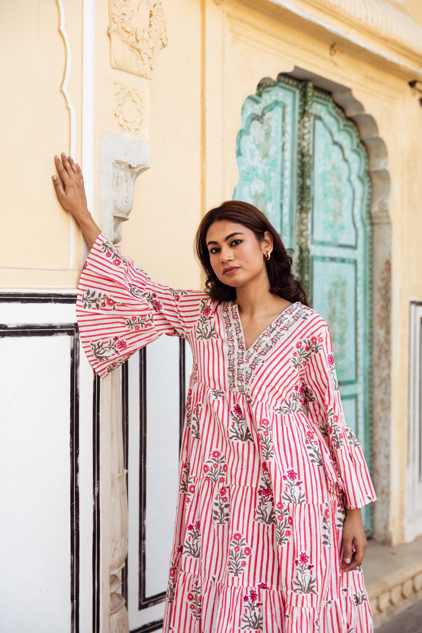 Anan Tier Ruffle Dress