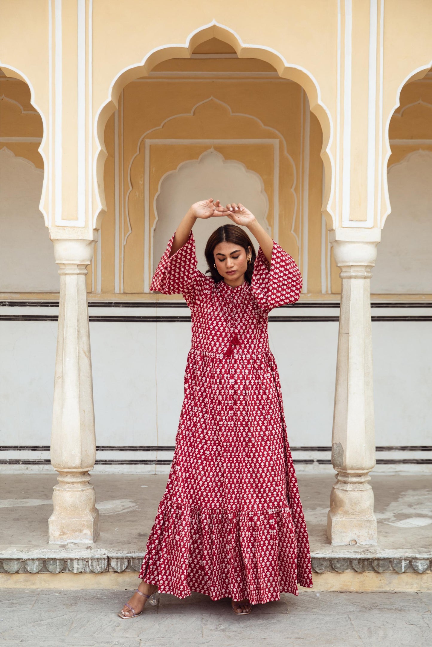 Obha Tier Ruffle Dress