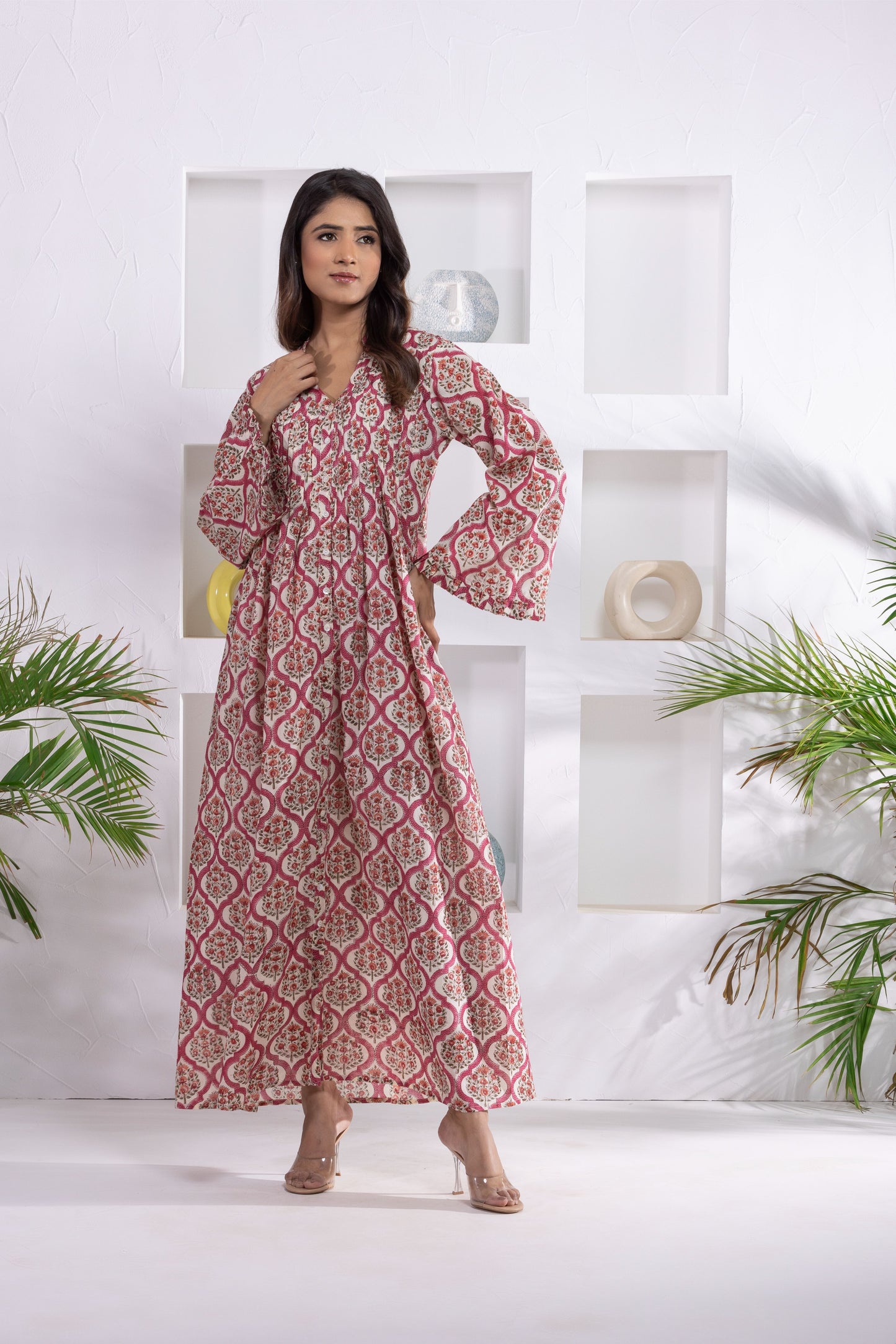 Hana Pintuck Dress