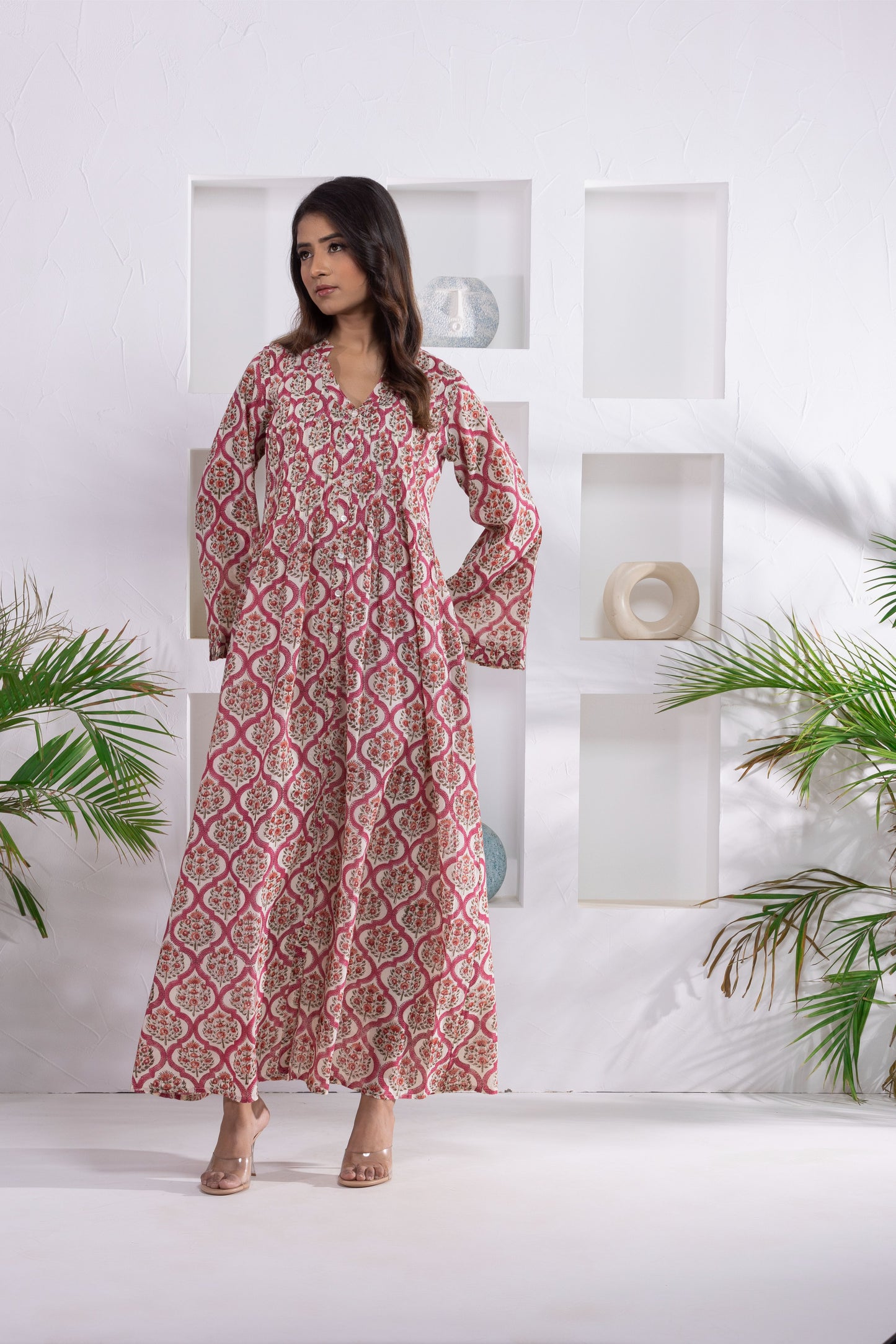 Hana Pintuck Dress