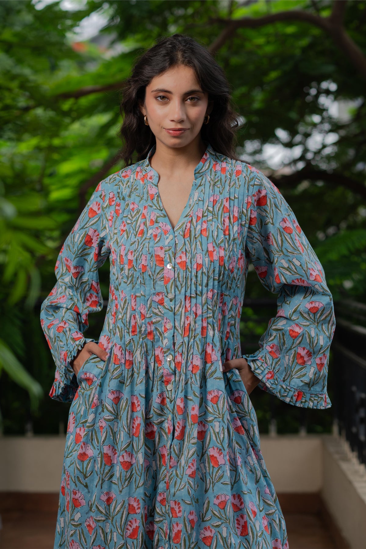 Flora Pintuck Dress