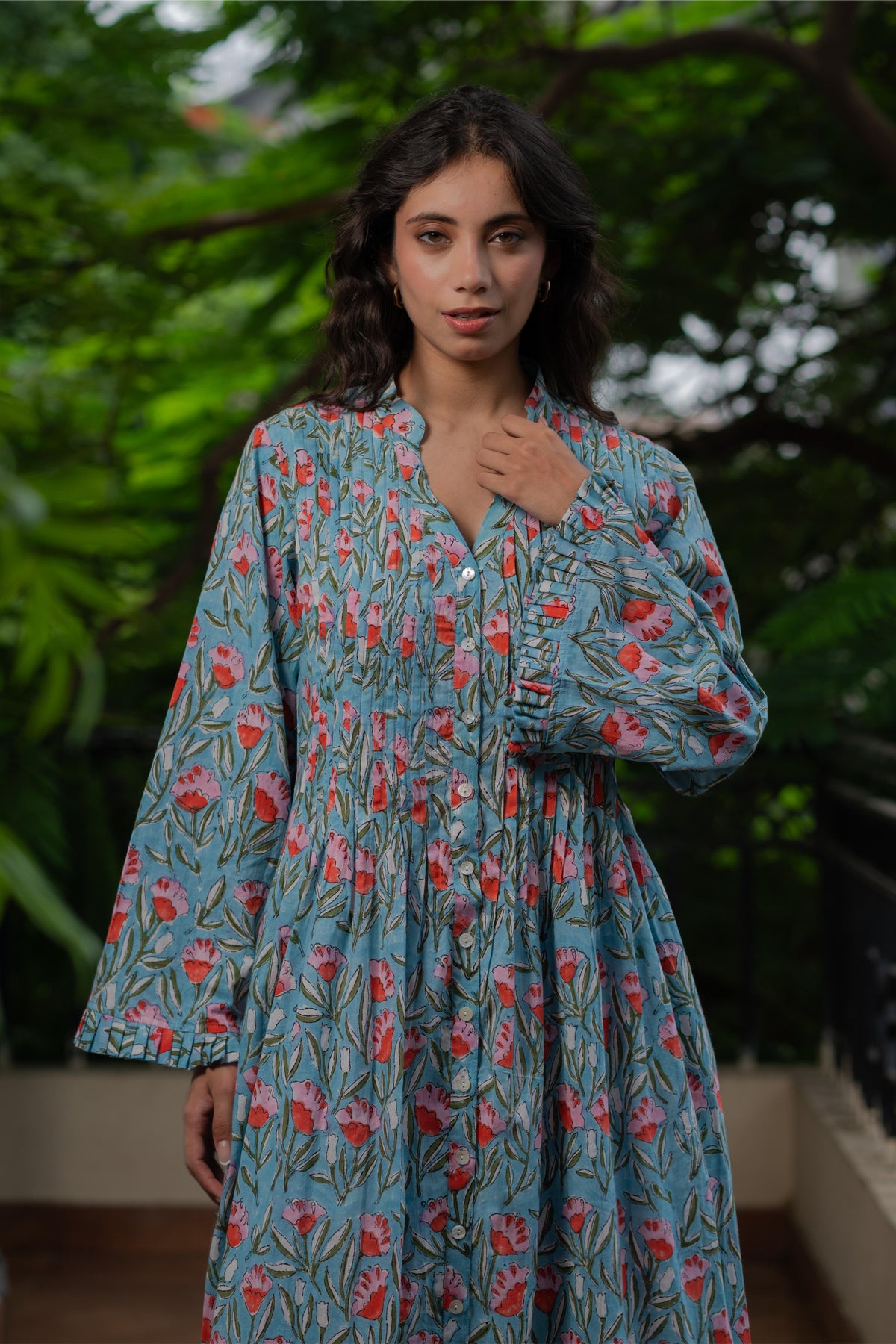 Flora Pintuck Dress