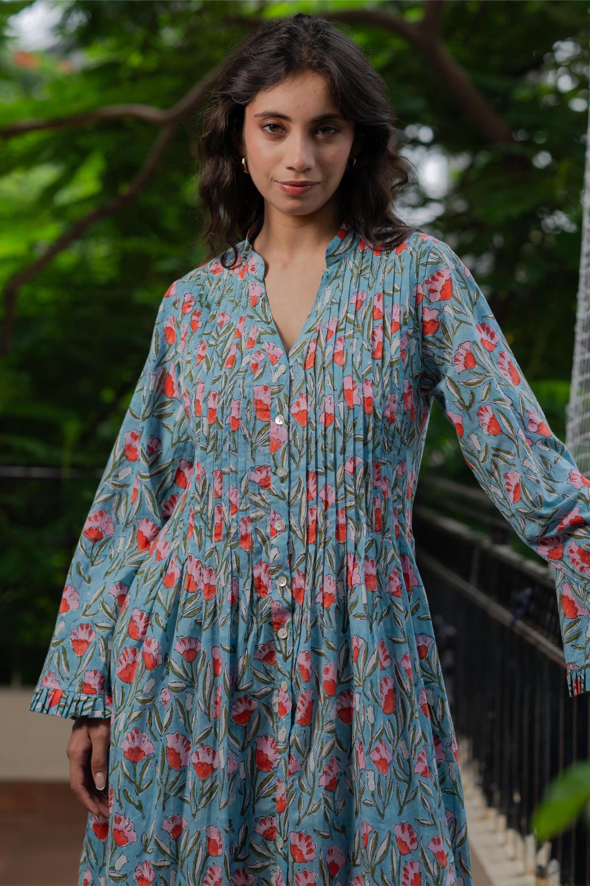 Flora Pintuck Dress