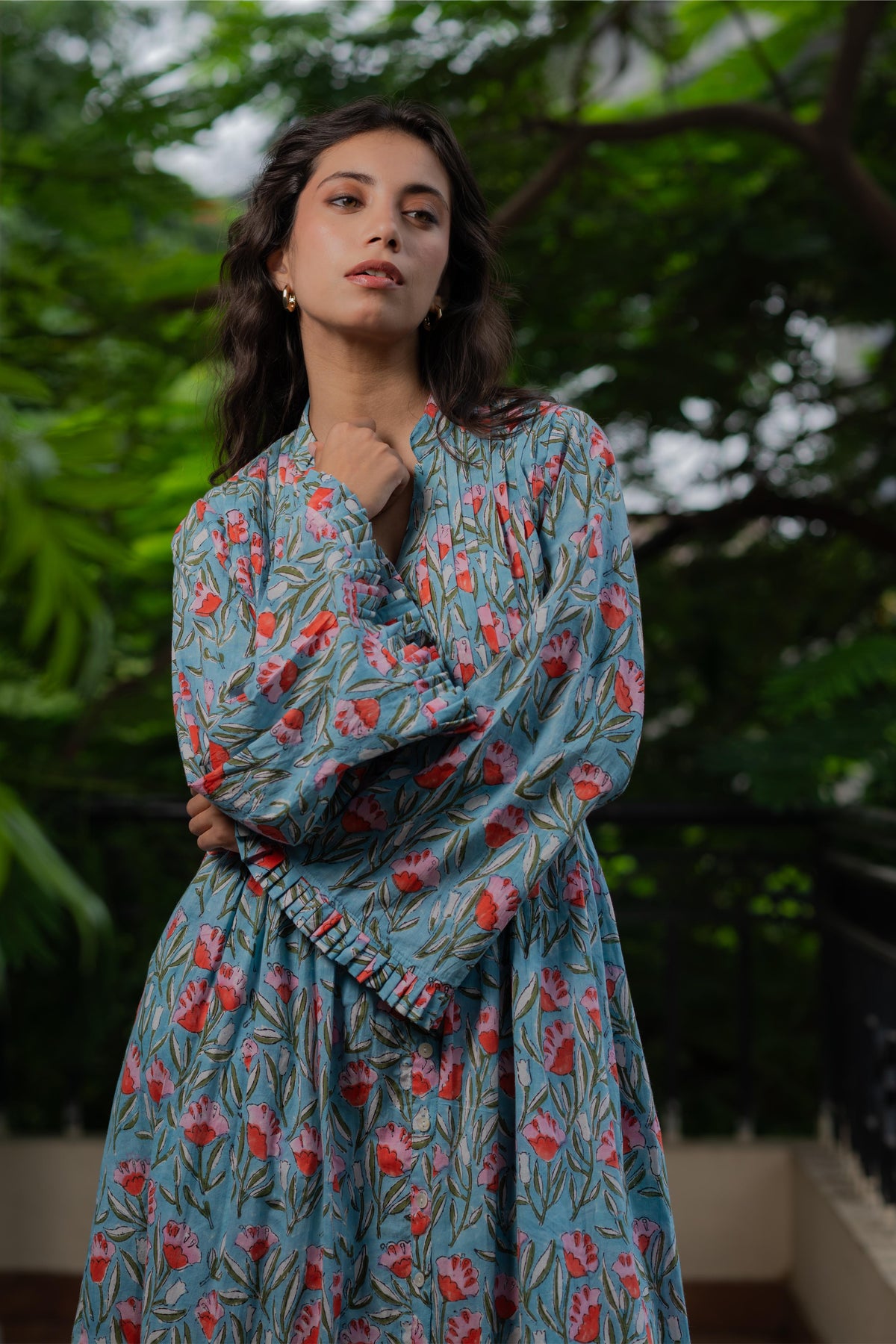 Flora Pintuck Dress