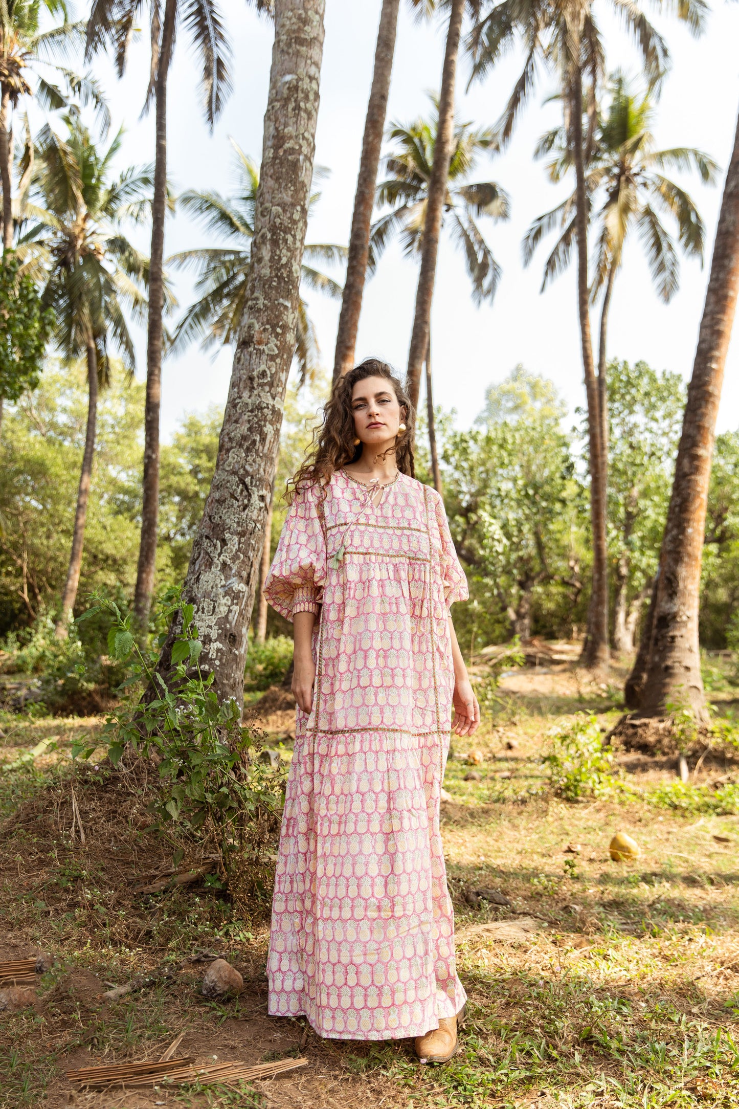 Pink pineapple Dress