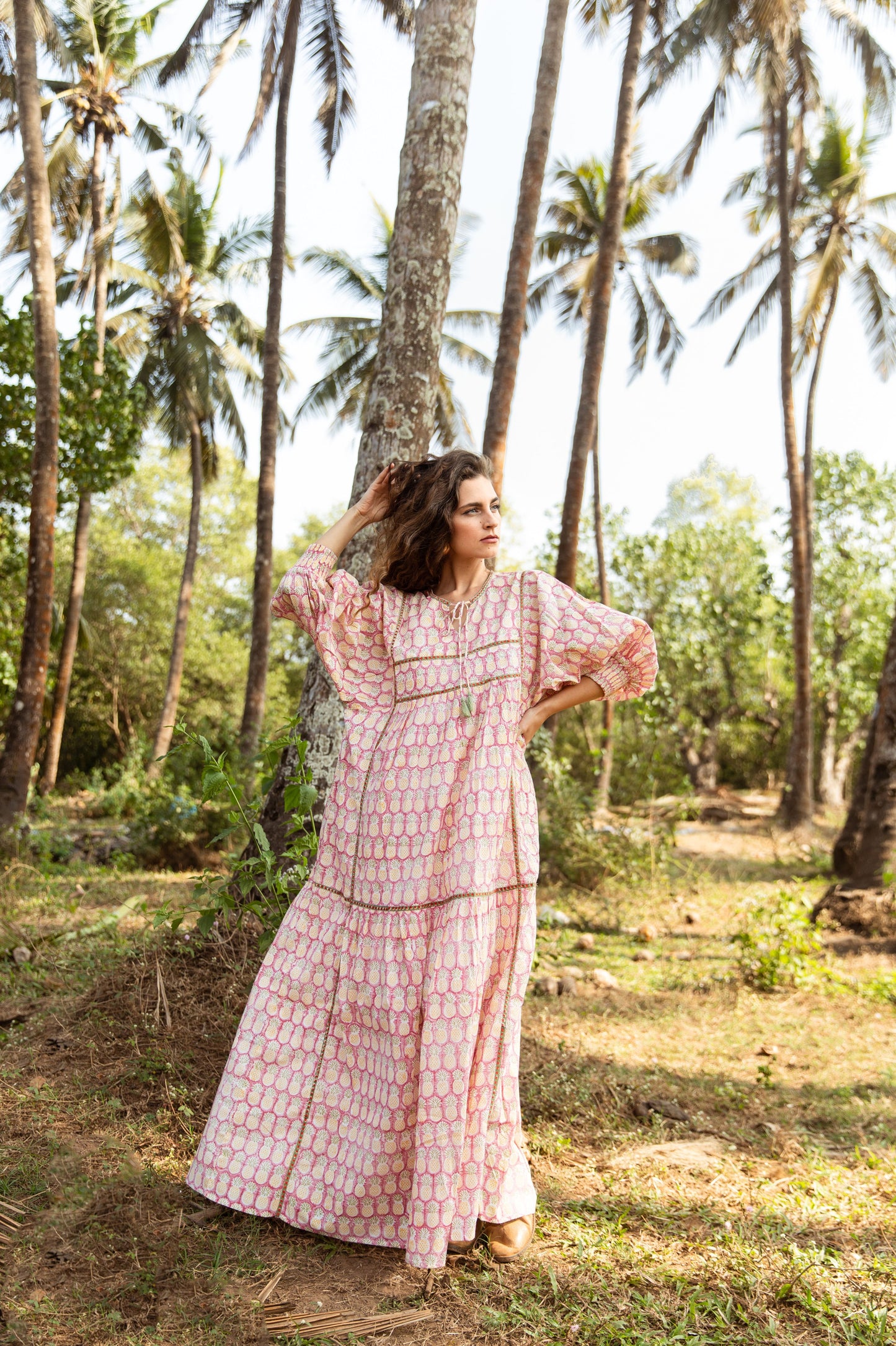 Pink pineapple Dress