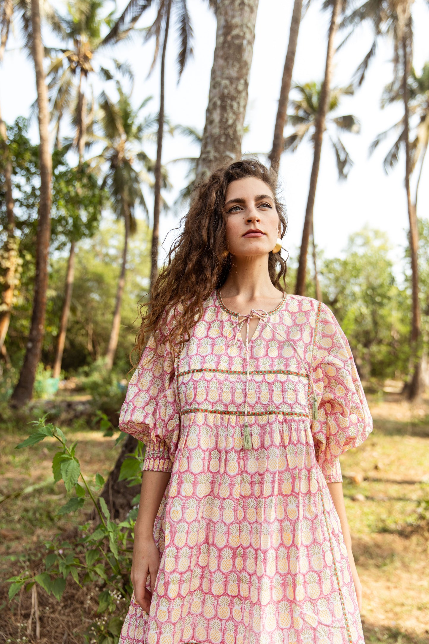 Pink pineapple Dress