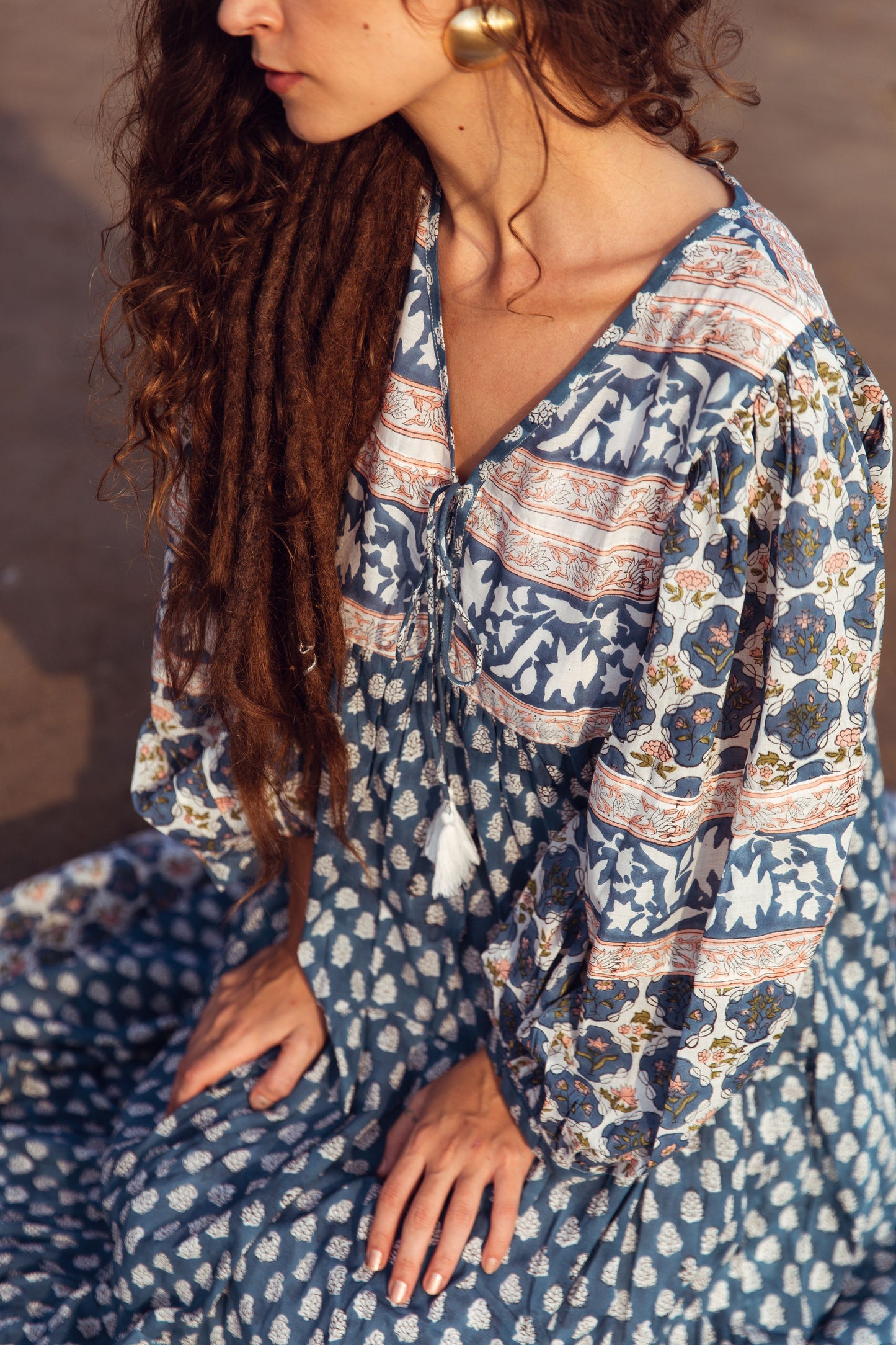 Ambuja Tier Ruffle Dress