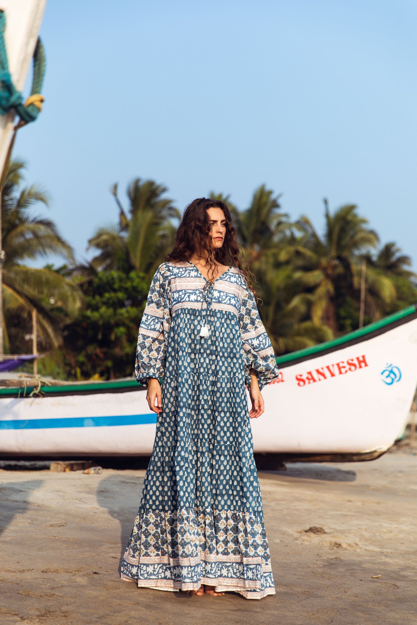 Ambuja Tier Ruffle Dress