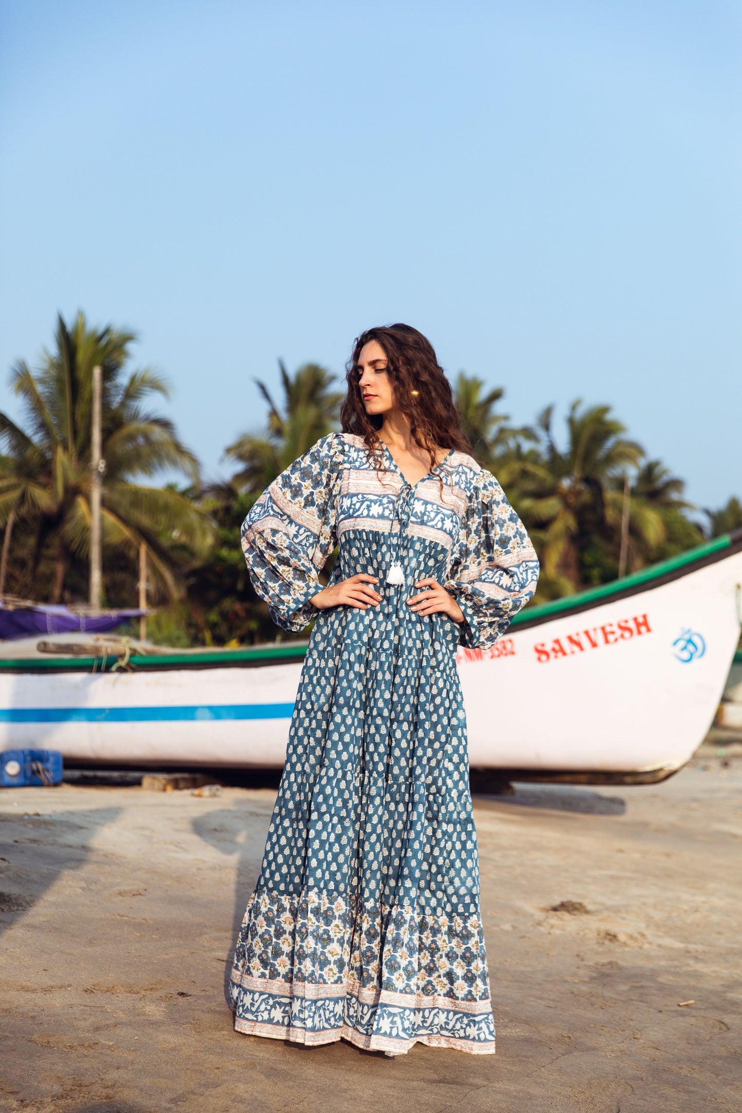 Ambuja Tier Ruffle Dress
