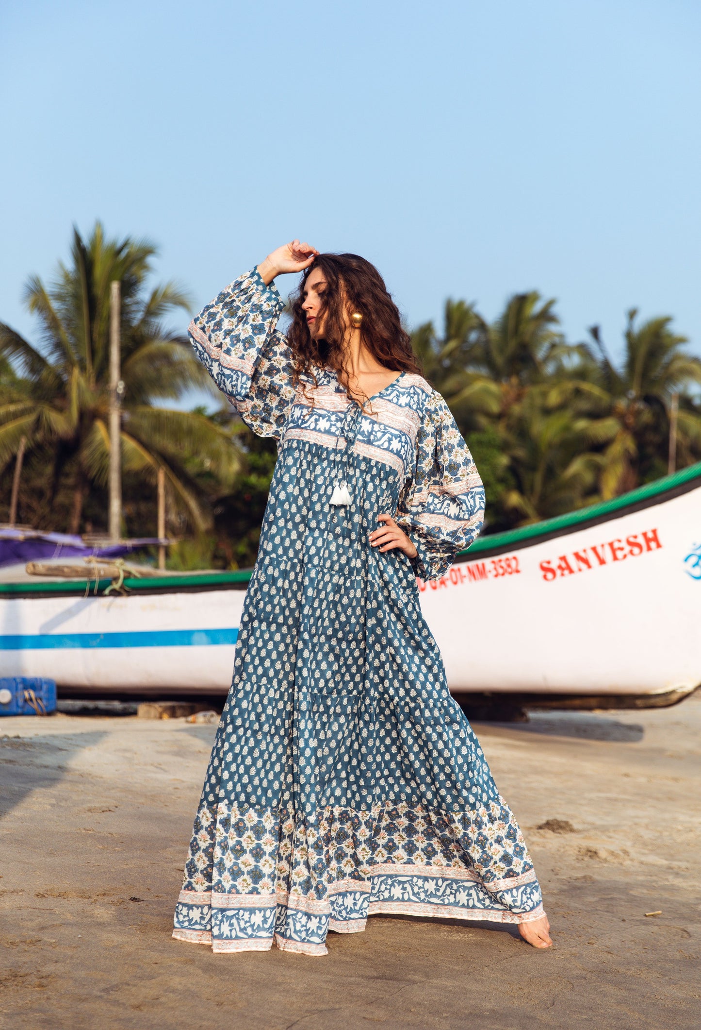 Ambuja Tier Ruffle Dress