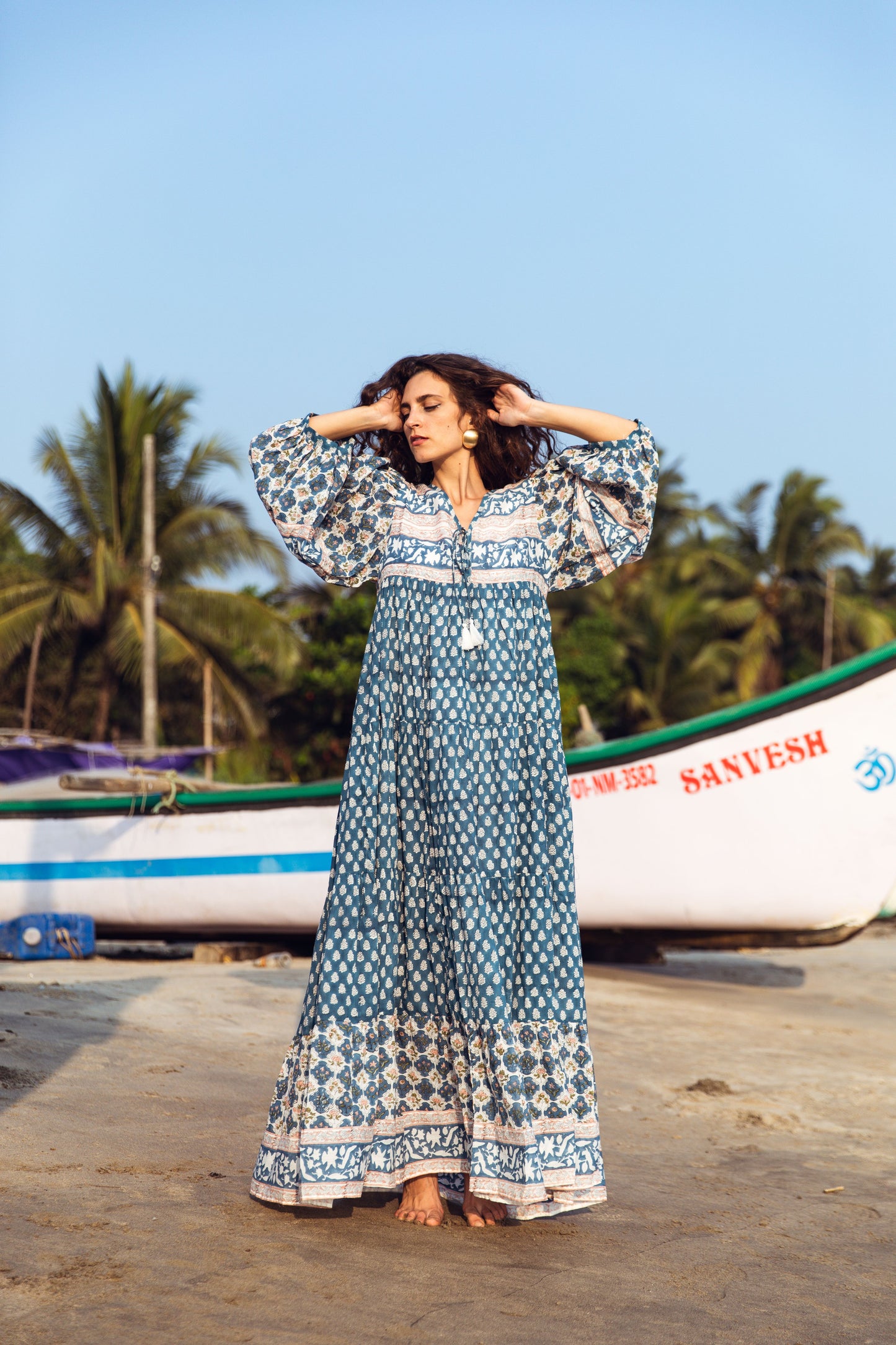 Ambuja Tier Ruffle Dress