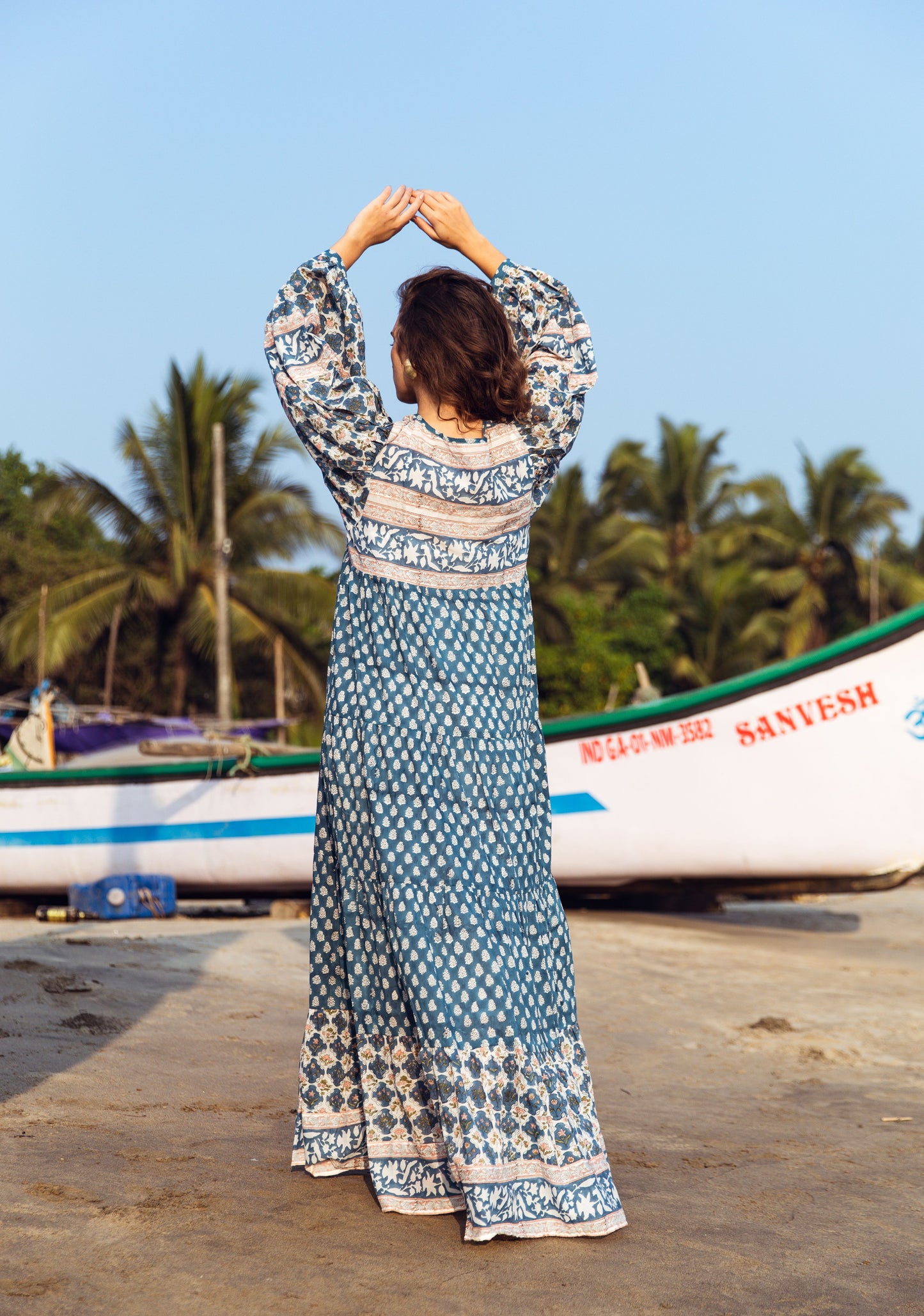 Ambuja Tier Ruffle Dress