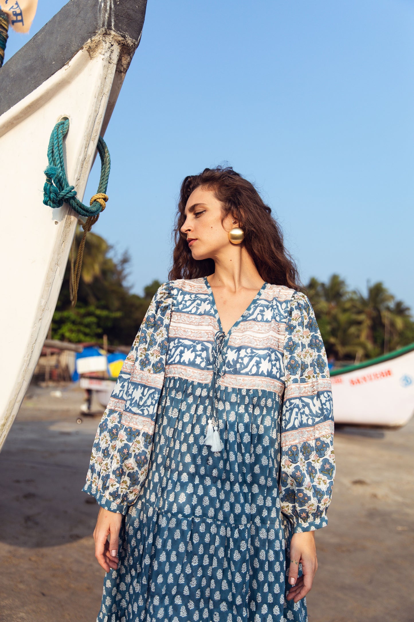 Ambuja Tier Ruffle Dress