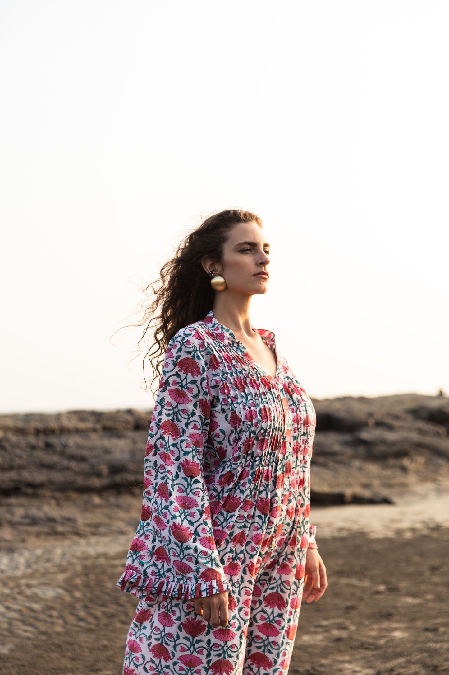Faisha Pintuck Dress