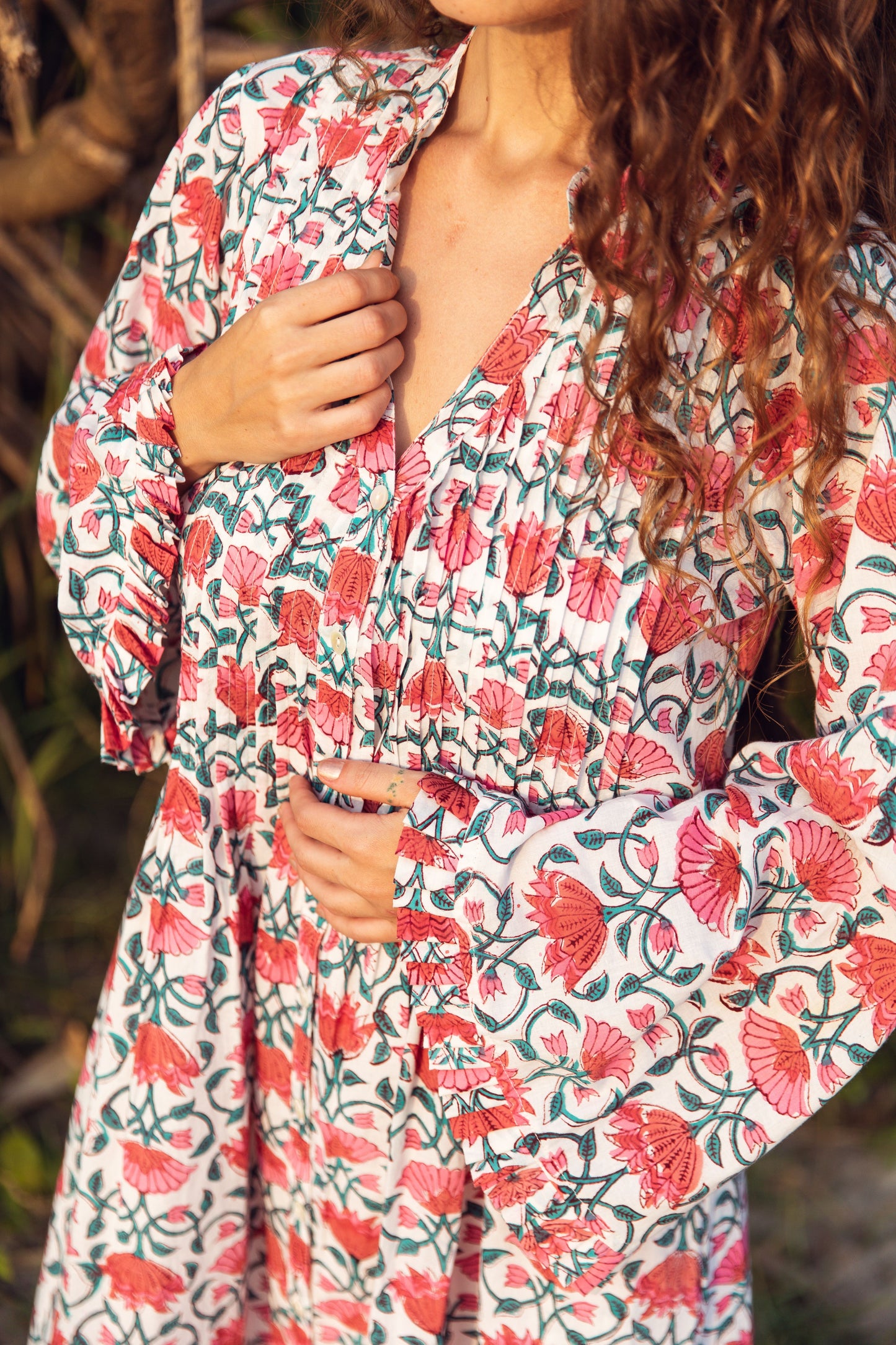 Faisha Pintuck Dress