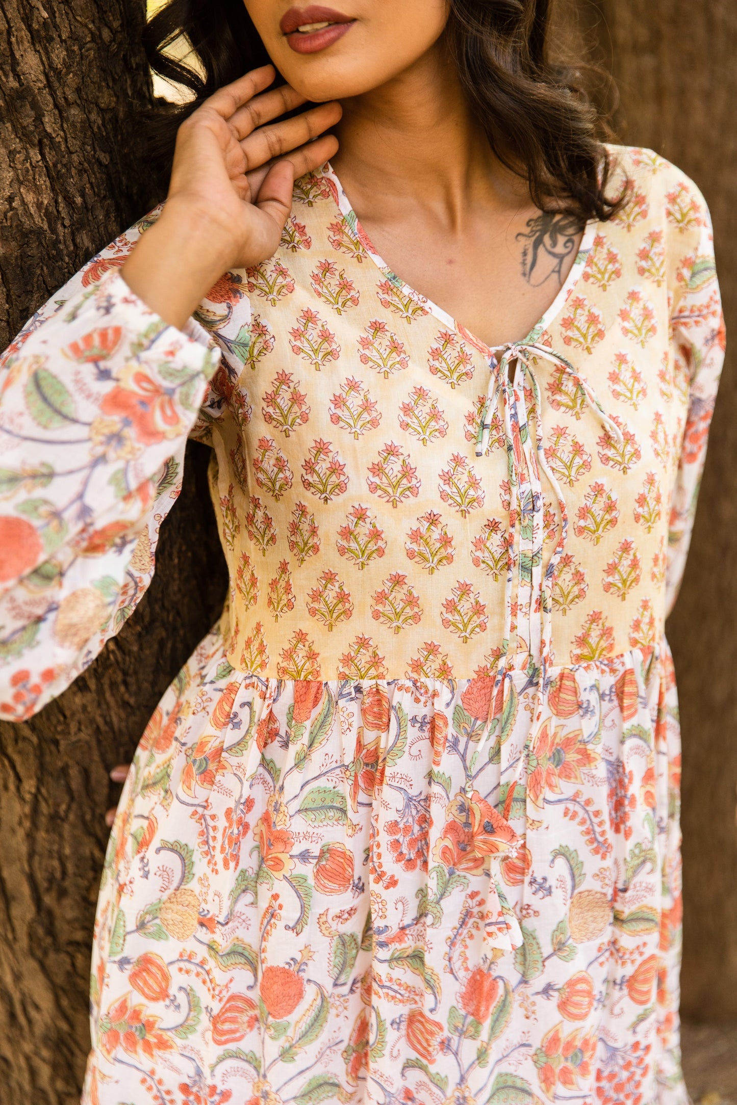 Sajna Tier Ruffle Dress