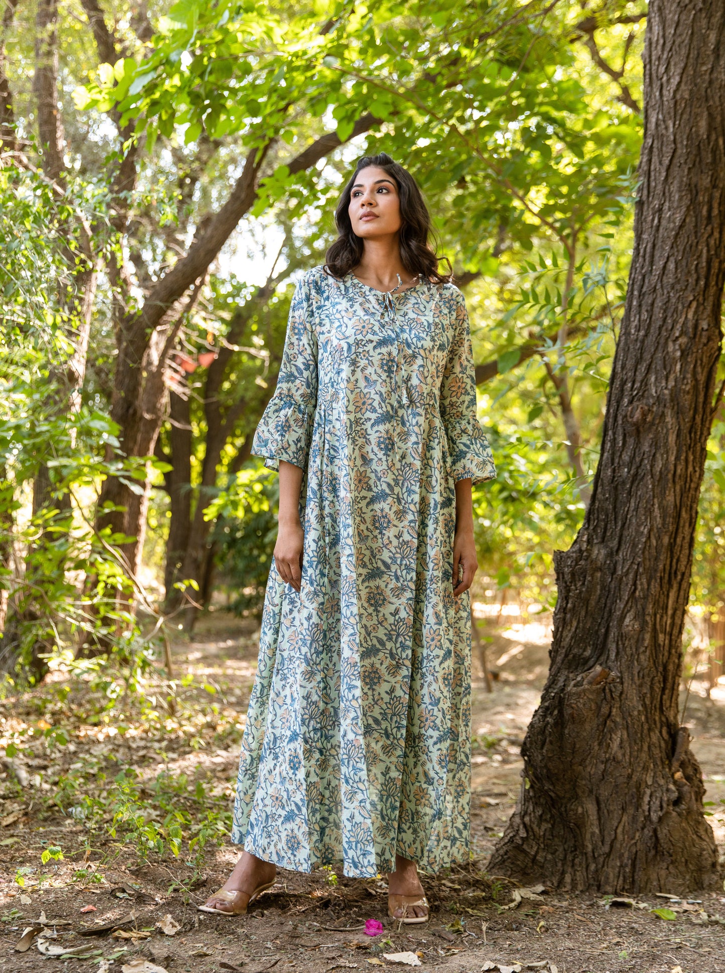 Jaymali Bell Sleeve Dress