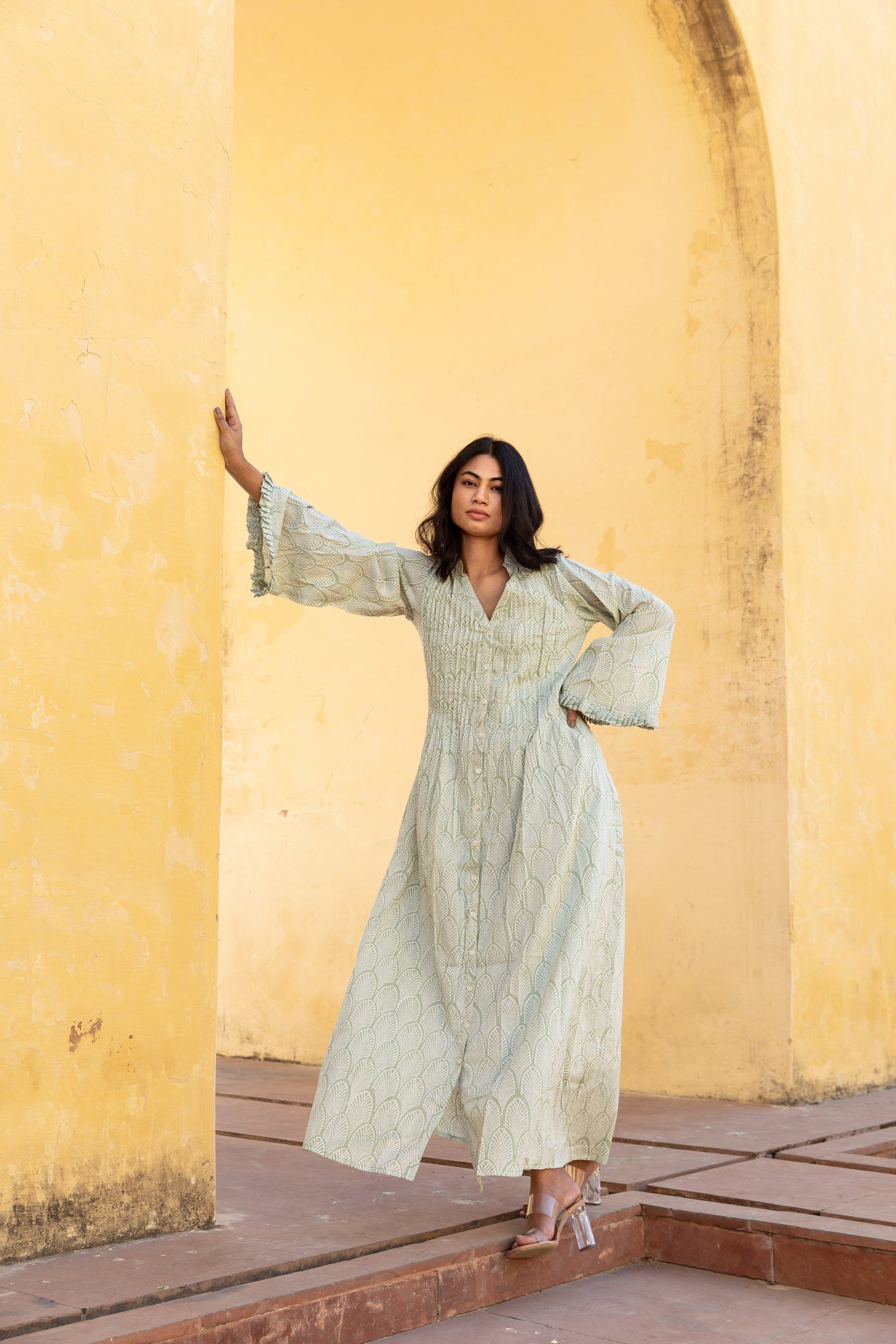 Mysuru Pintuck Dress
