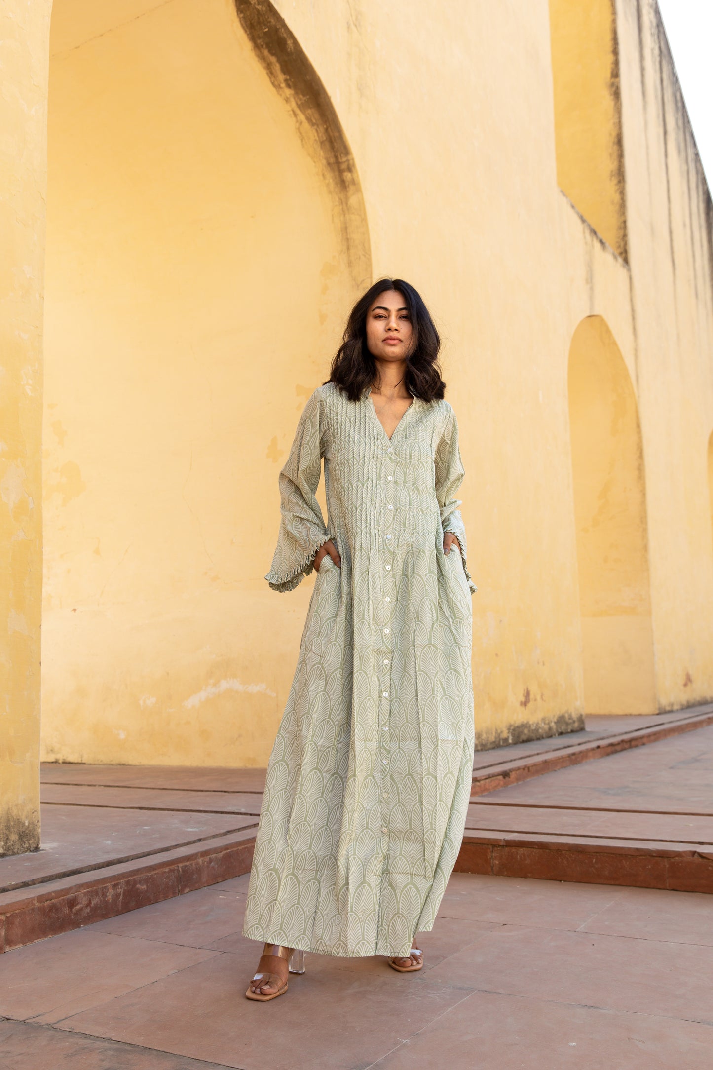 Mysuru Pintuck Dress