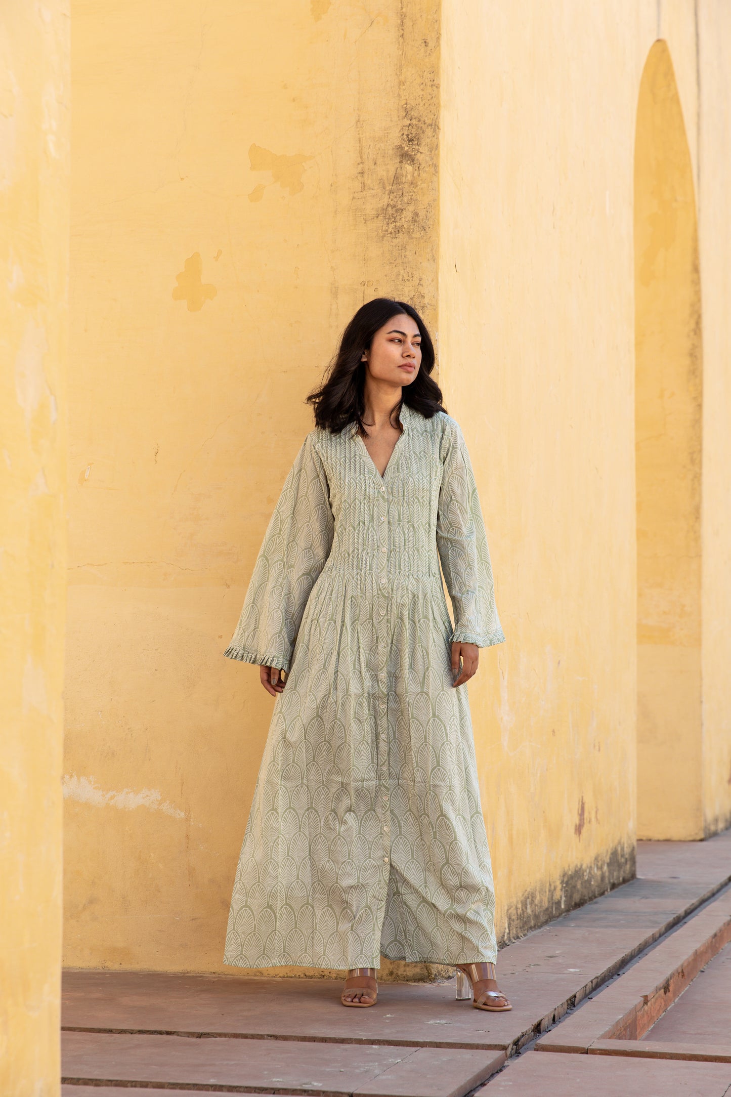 Mysuru Pintuck Dress