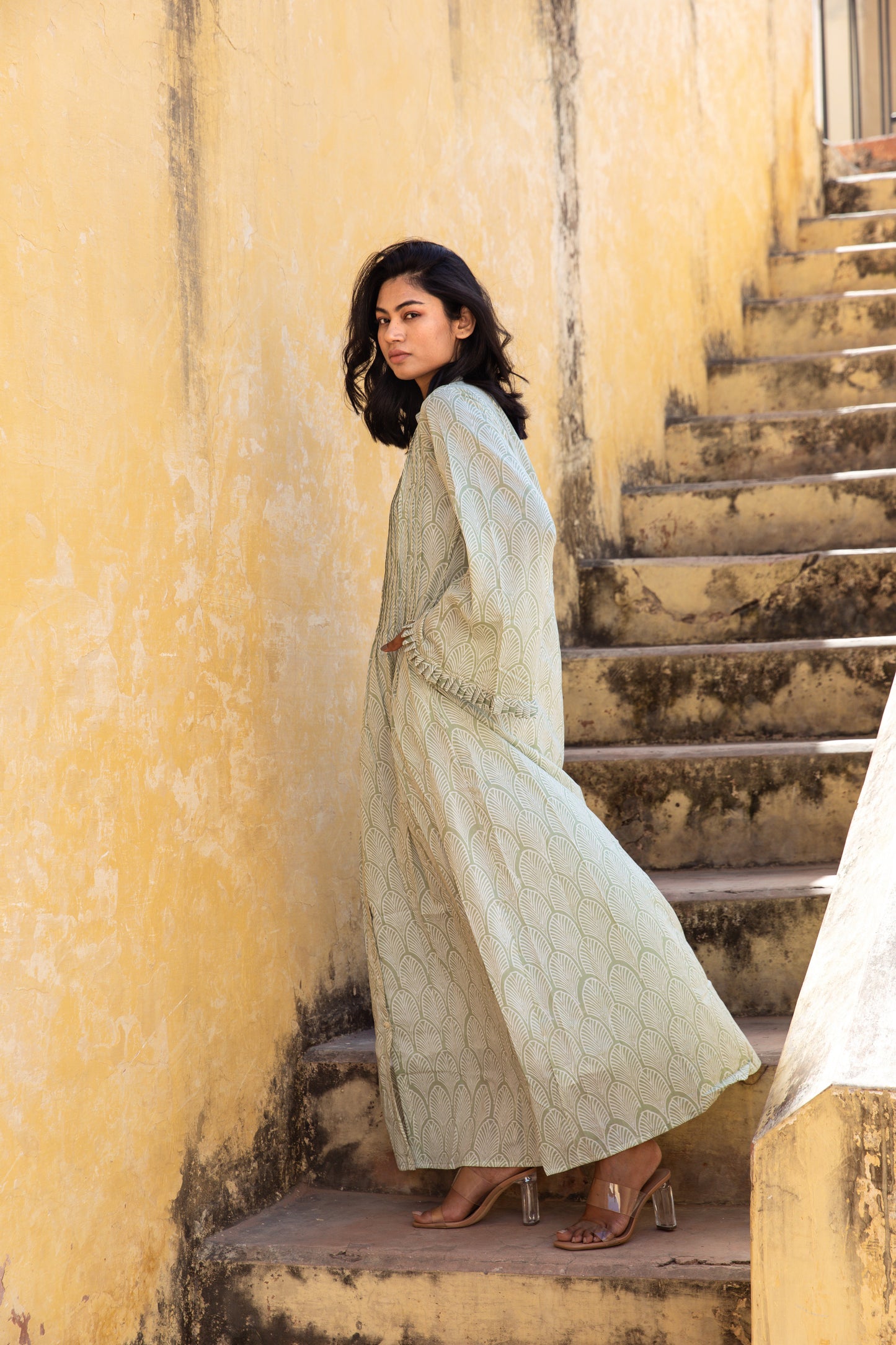 Mysuru Pintuck Dress