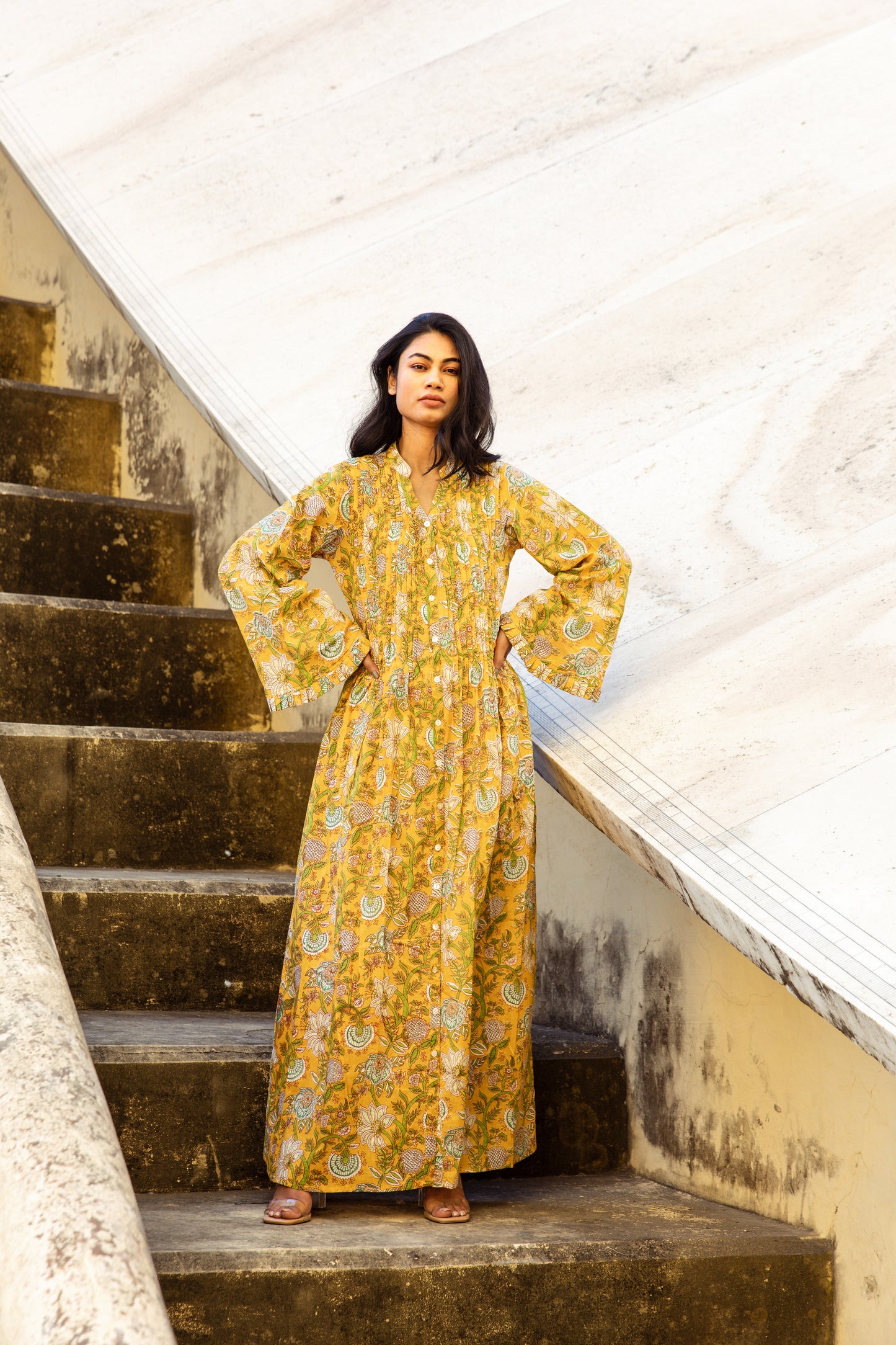 Ranchi Pintuck Dress
