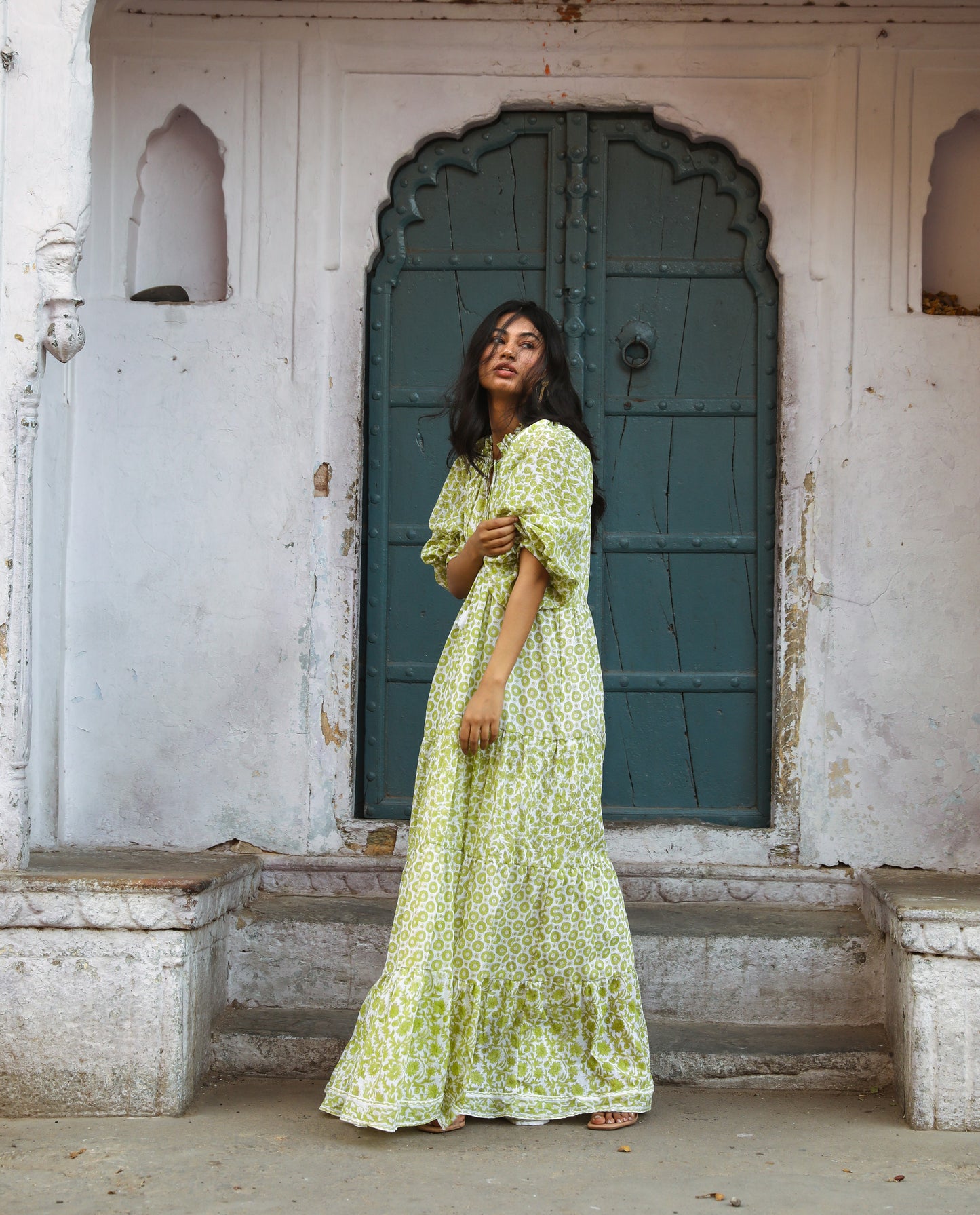 Amalfi Tier Ruffle Dress