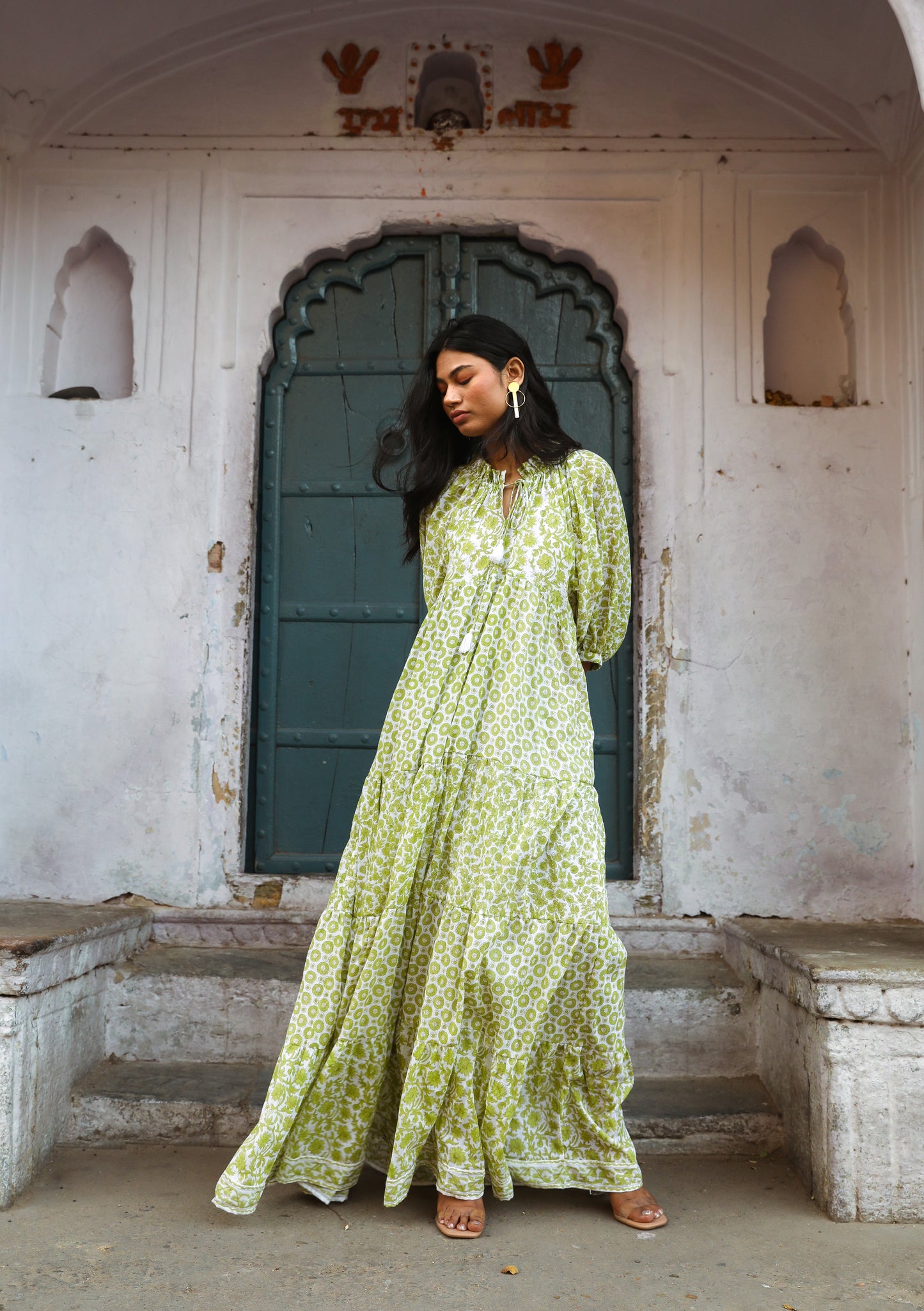 Amalfi Tier Ruffle Dress