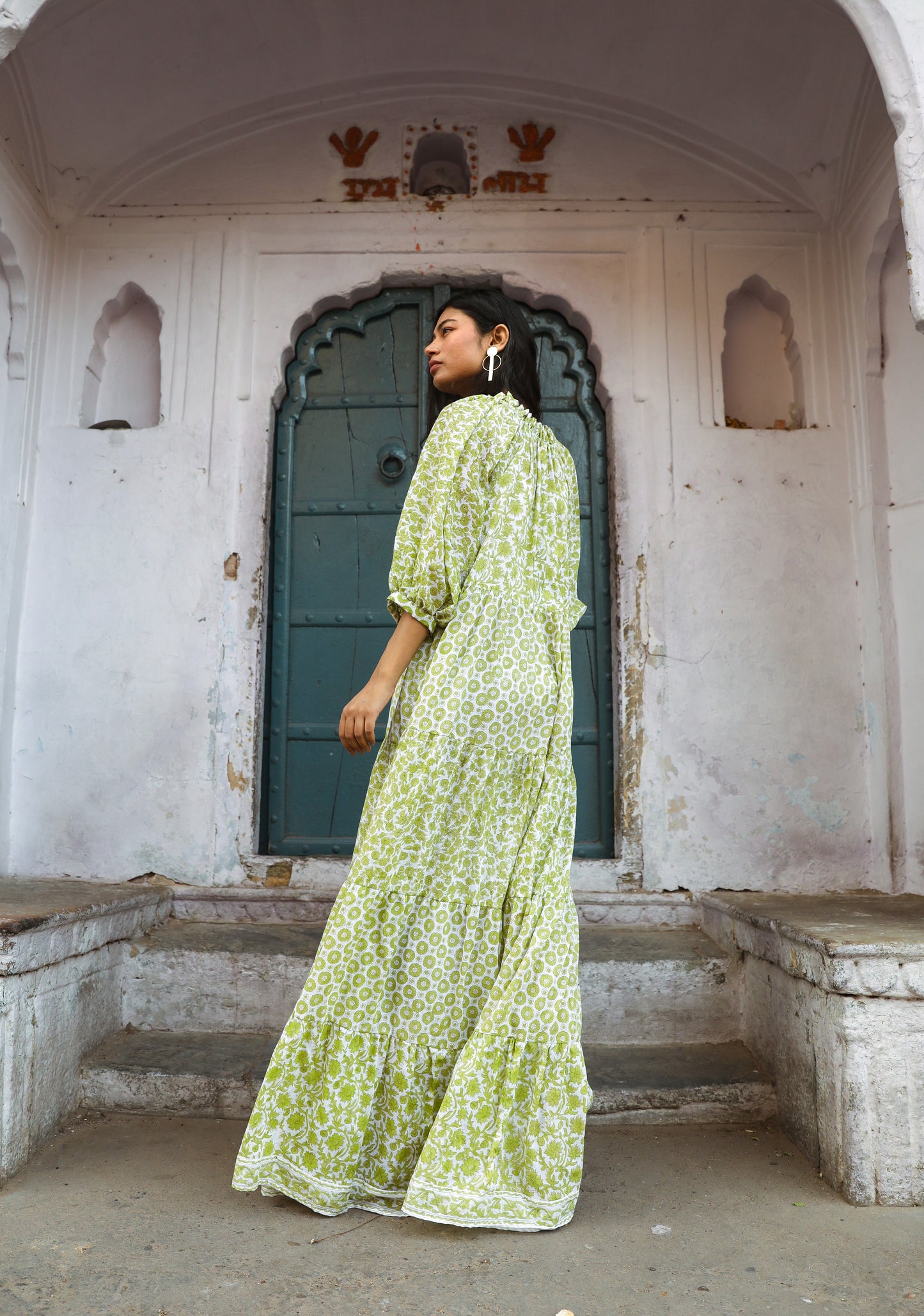 Amalfi Tier Ruffle Dress